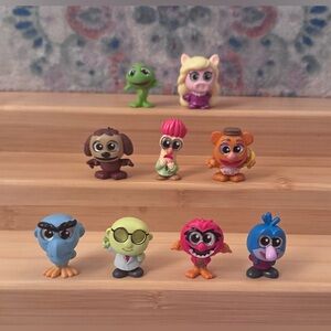 Disney Doorables Muppets Set of 9 With Beaker Bonus Figure